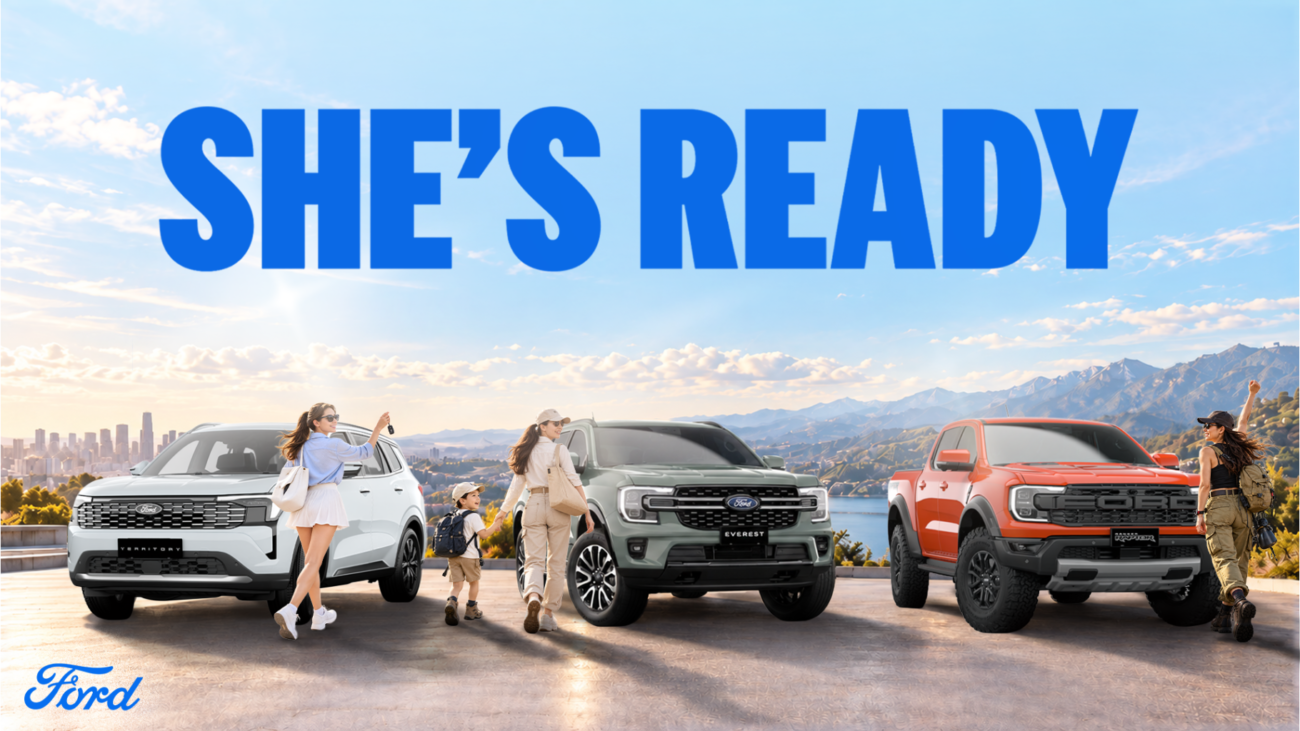 Chiến dịch She’s Ready của Ford Việt Nam tôn vinh phụ nữ tự tin làm chủ hành trình.